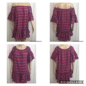Anthropologie Hayden Off Shoulder BOHO Dress